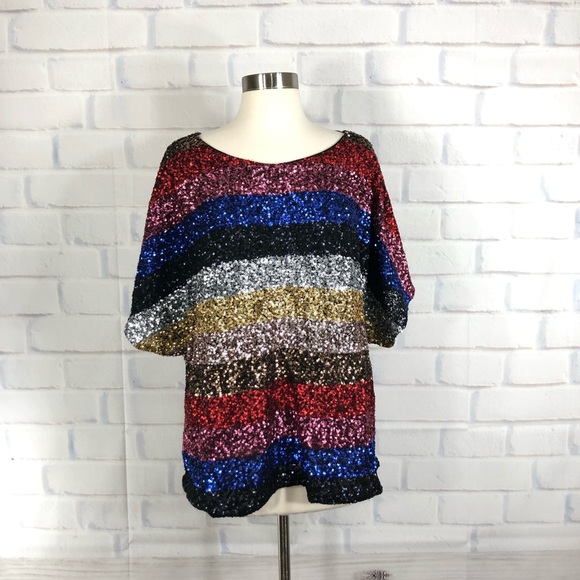 gap sequin top